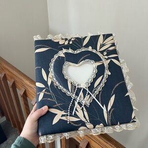 Vintage Elegant Navy and Beige Photo Album